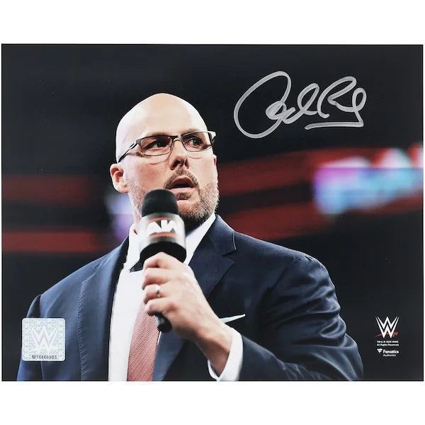 Adam Pearce Signed 8 x 10 In-Ring Photograph | WWE Authenticated