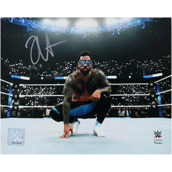 Jey Uso Signed 8 x 10 In-Ring Photograph | WWE Authenticated