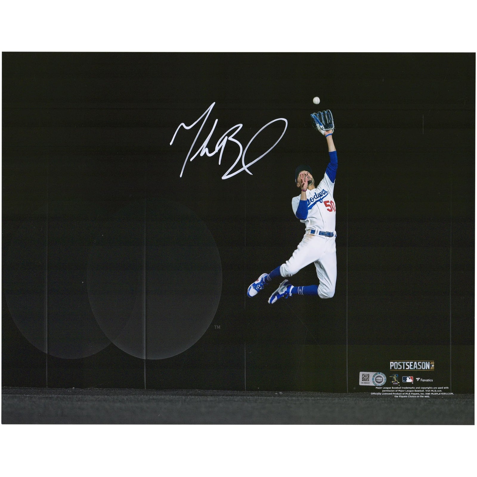 Mookie Betts Signed 11 x 14 Photo | 2020 NLCS Game 7 Home Run Rob