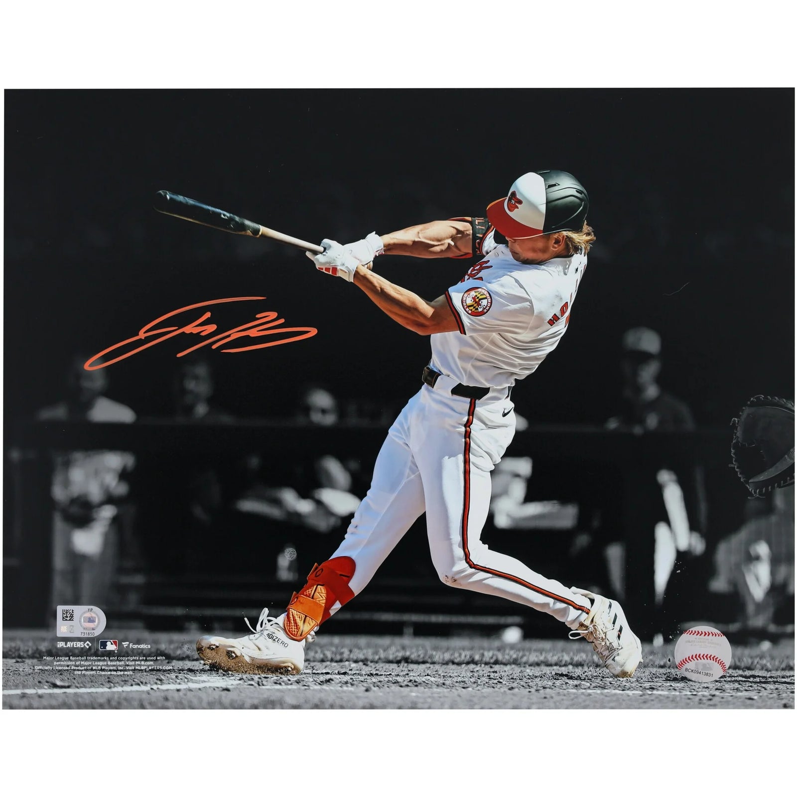 Jackson Holliday Signed 11 x 14 Photo | Baltimore Orioles