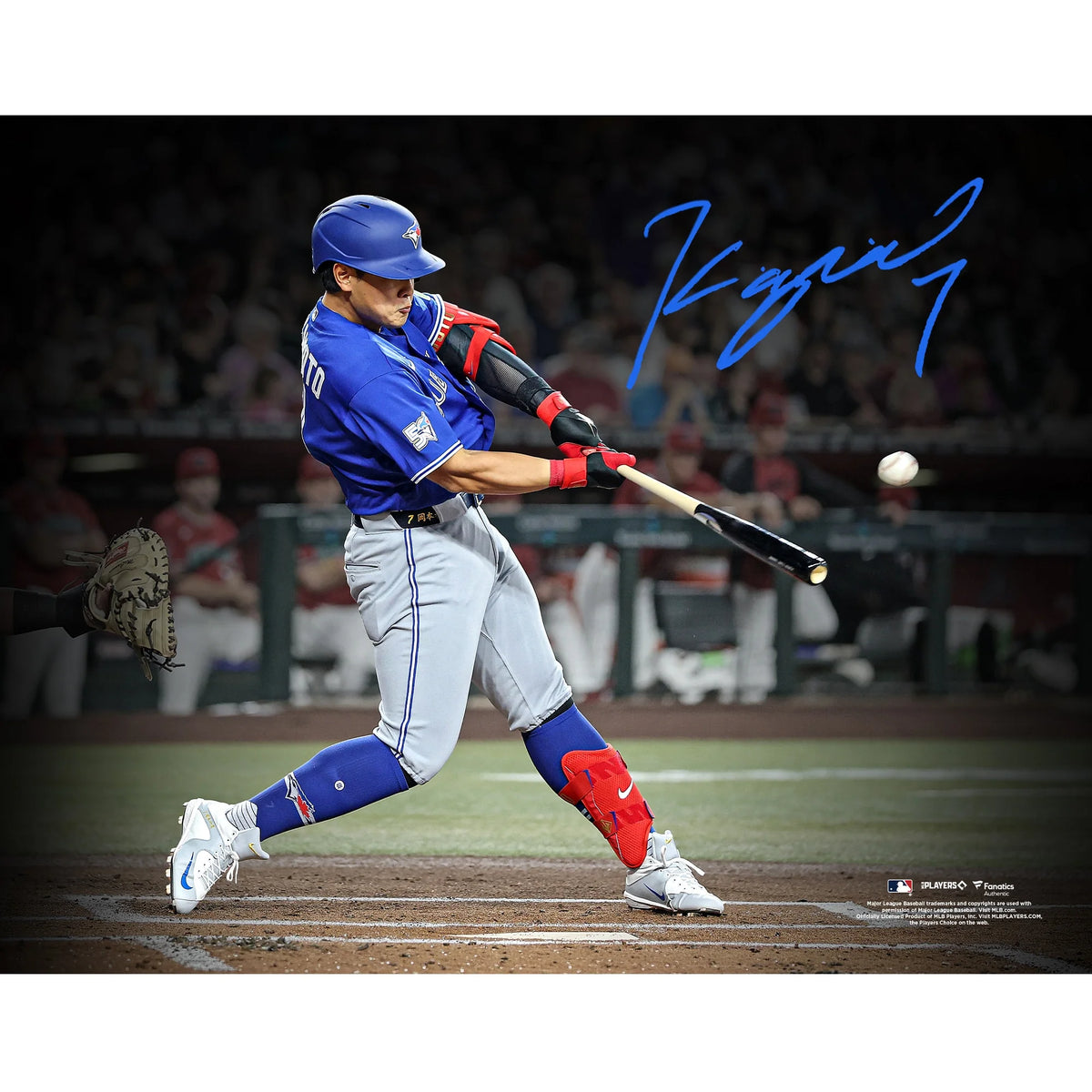 Kazuma Okamoto Signed Blue Jays 11 x 14 Photograph | Authenticated