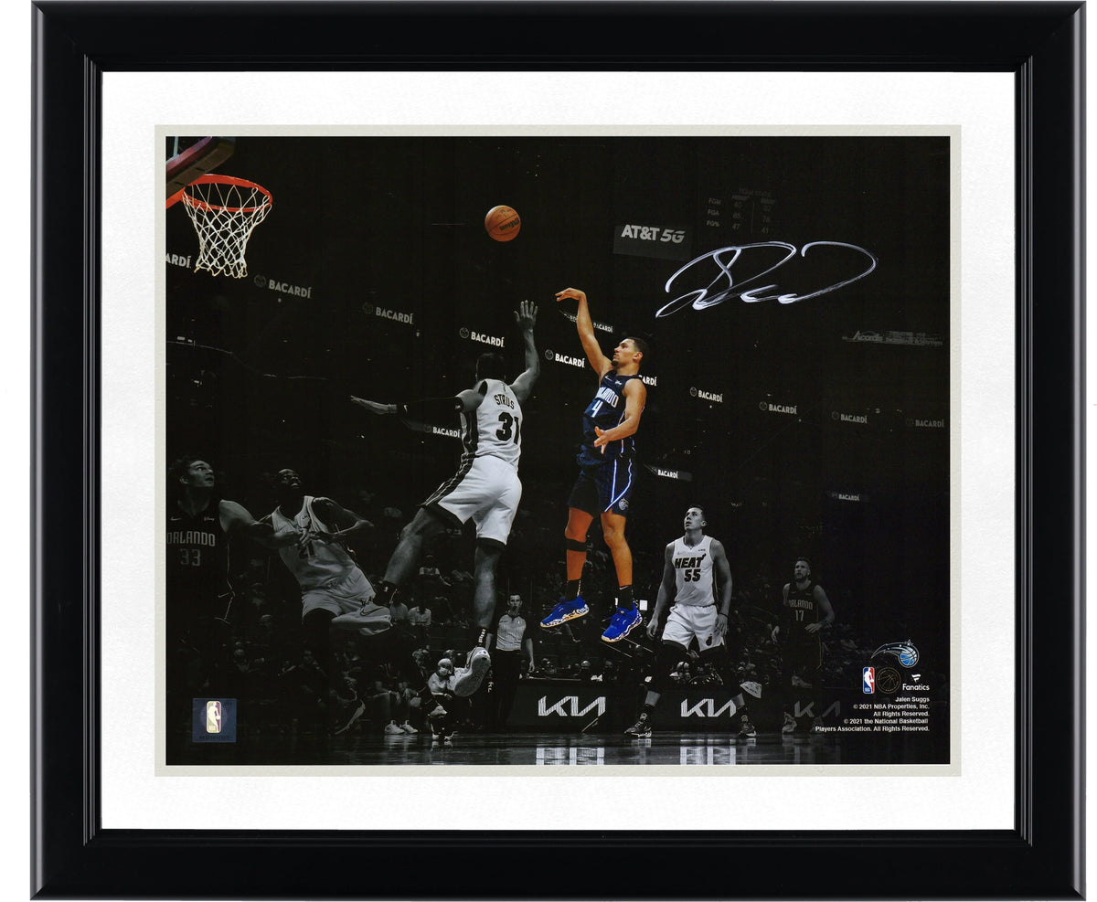 Jalen Suggs Signed 11 x 14 Floater Spotlight Photograph | Orlando Magic