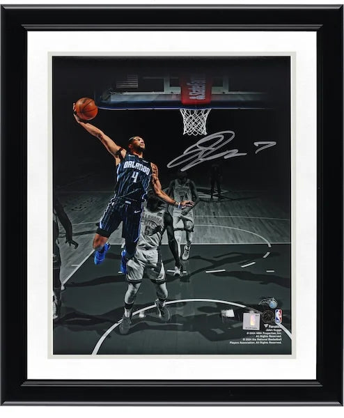 Jalen Suggs Signed 11 x 14 Spotlight Dunking Photograph | Orlando Magic