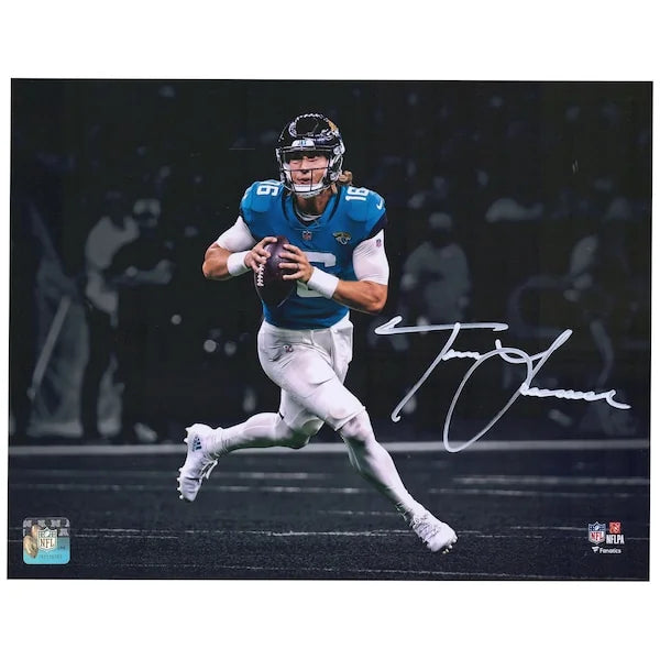 Trevor Lawrence Signed 11 x 14 Spotlight Photograph | Jacksonville Jaguars