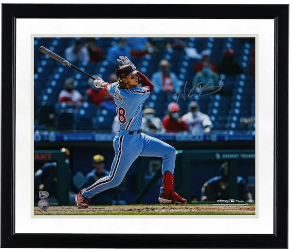 Alec Bohm Signed 16 x 20 Swinging Bat Photo | Philadelphia Phillies