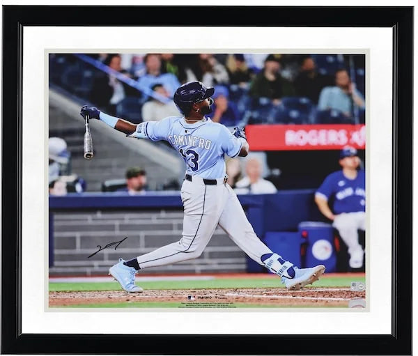 Junior Caminero Signed 16 x 20 Photograph | Tampa Bay Rays