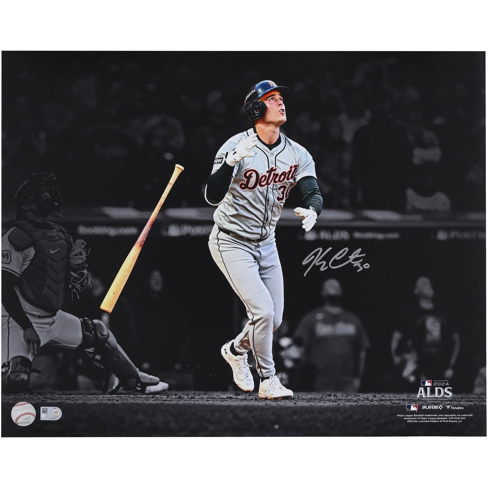 Kerry Carpenter Signed 16 x 20 Photo | 2024 ALDS Game-Winner
