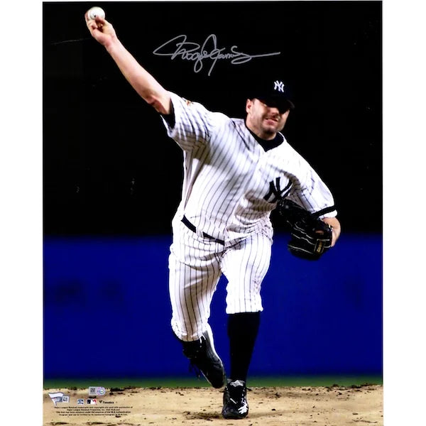 Roger Clemens Signed 16 x 20 Delivery Photo | Yankees