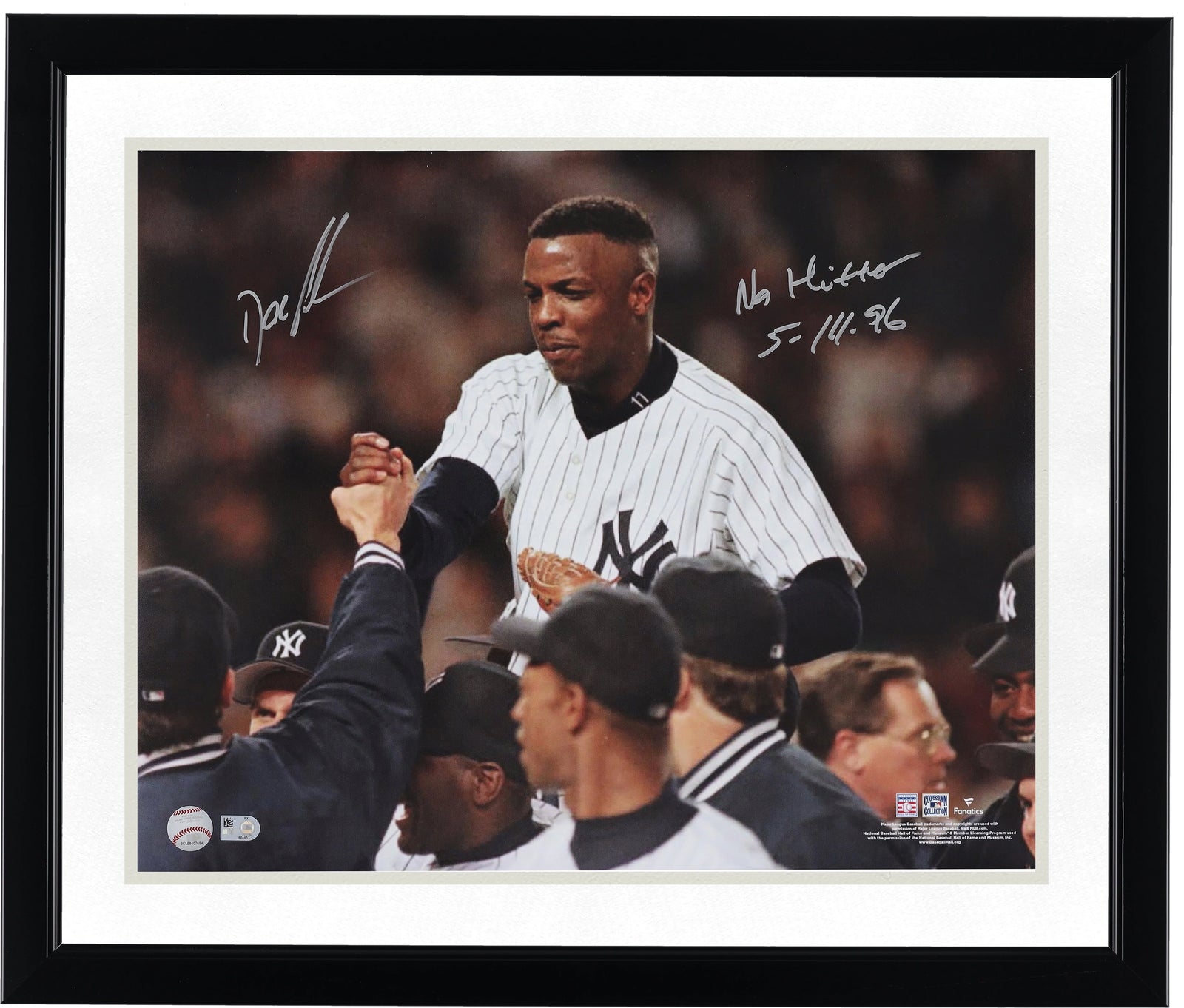 Dwight Gooden Signed 16 x 20 No-Hitter Photo | May 14, 1996