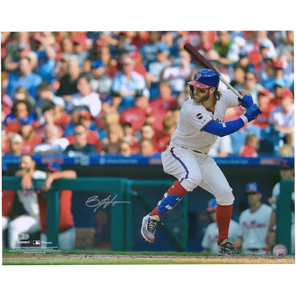 Bryce Harper Signed 16 x 20 Batting Stance Photo | Phillies