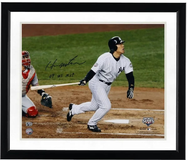 Hideki Matsui Signed 16 x 20 Photo | 2009 World Series MVP Inscription