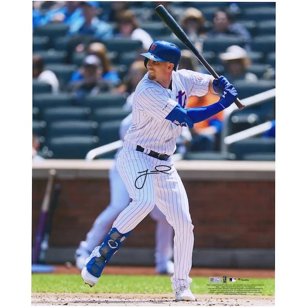 Jeff McNeil Signed 16 x 20 Hitting Photograph | New York Mets