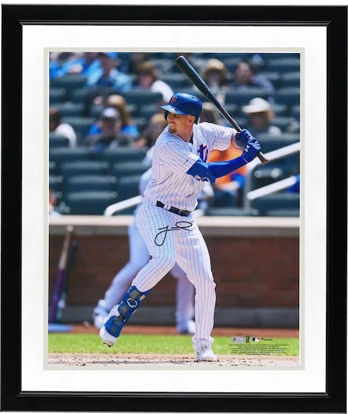 Jeff McNeil Signed 16 x 20 Hitting Photograph | New York Mets