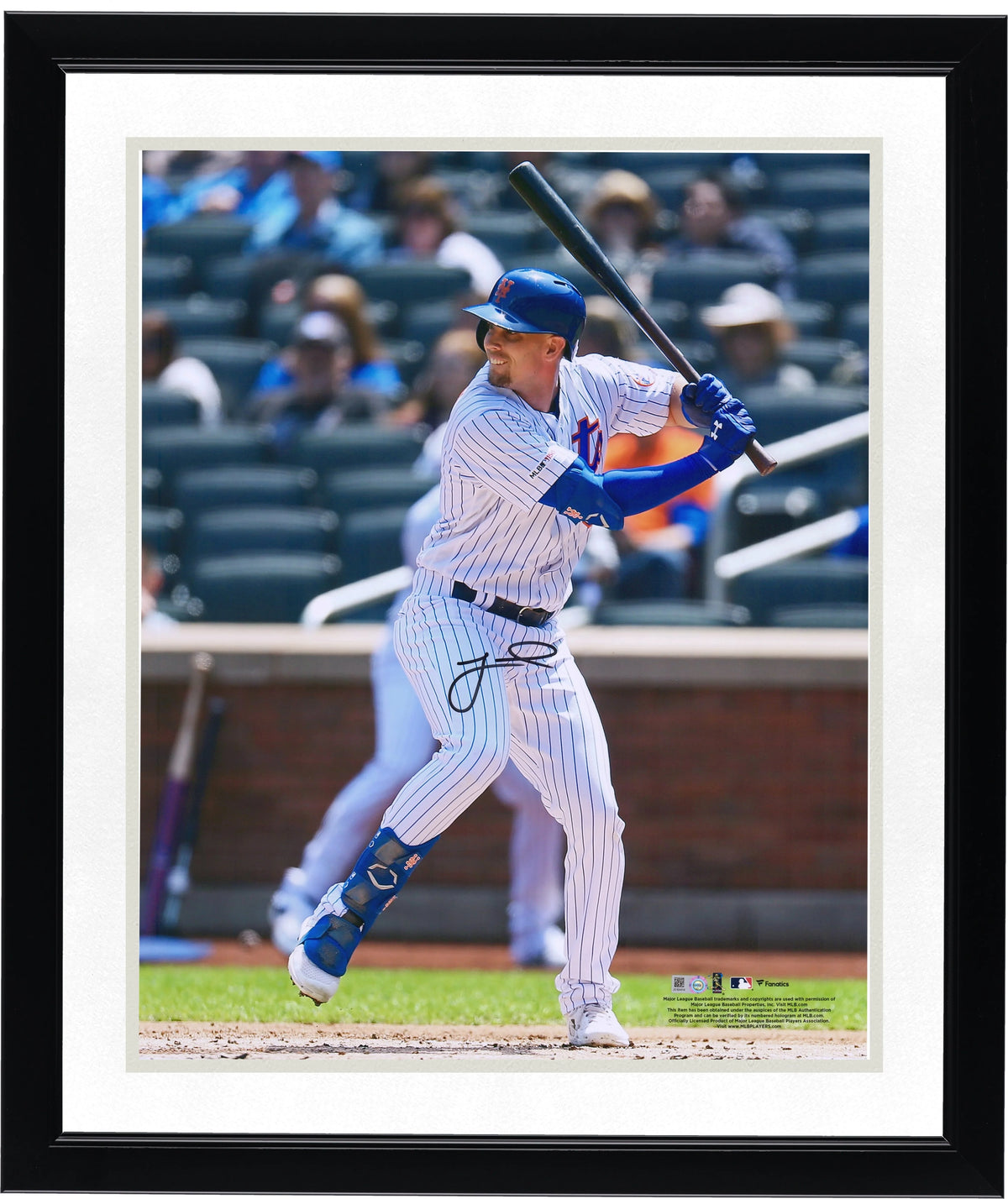 Jeff McNeil Signed 16 x 20 Hitting Photograph | New York Mets