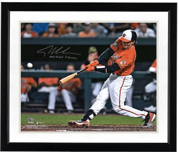 Adley Rutschman Signed 16 x 20 Photograph | MLB Debut 5-21-22 Inscription