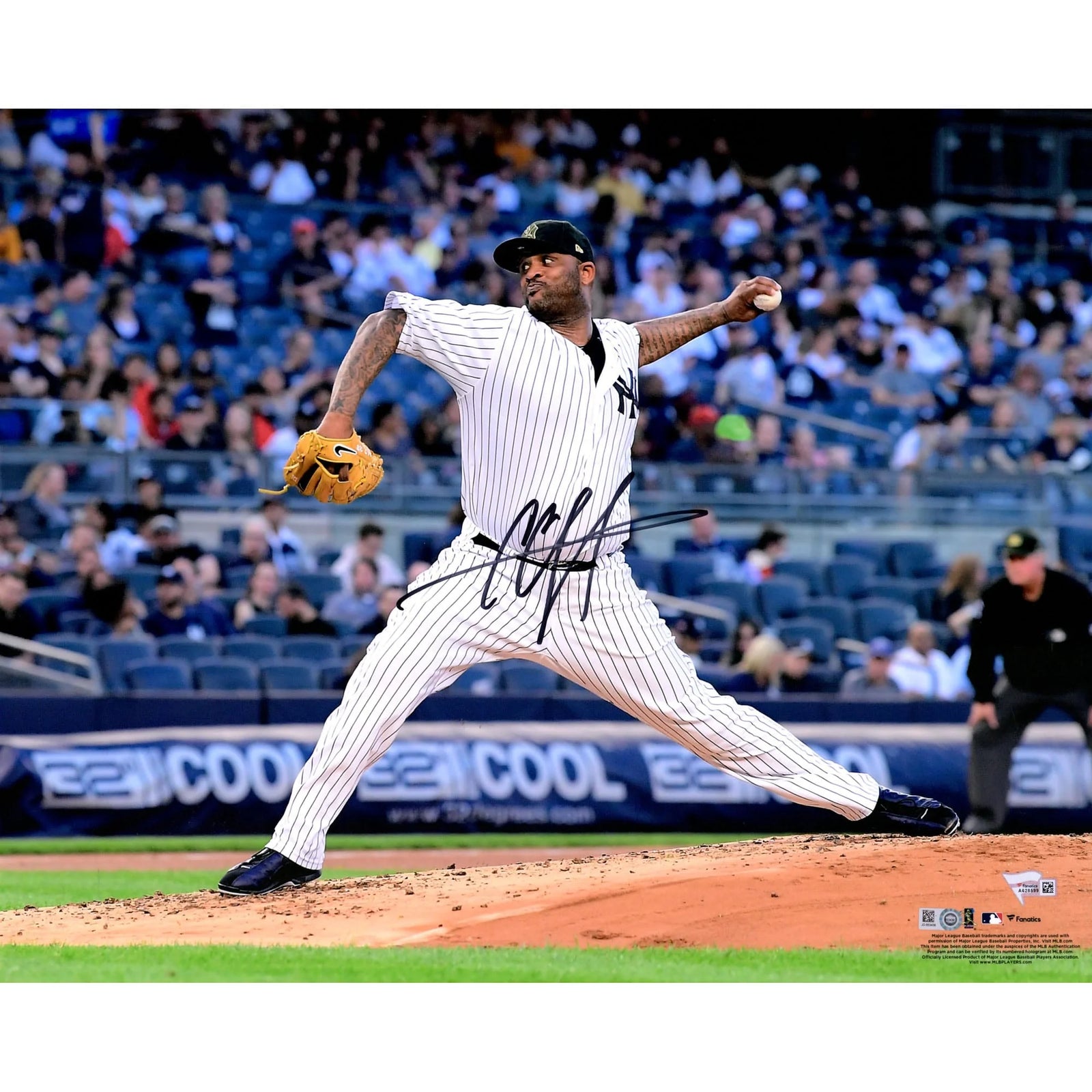 CC Sabathia Signed 16 x 20 Photograph | New York Yankees