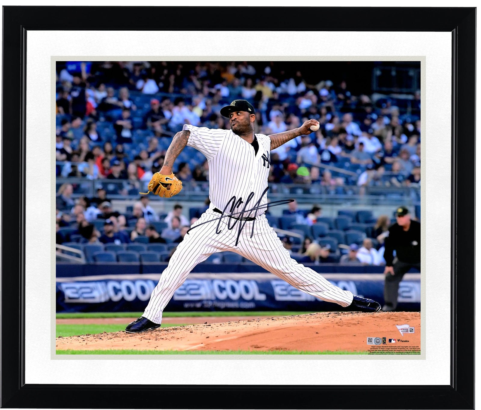 CC Sabathia Signed 16 x 20 Photograph | New York Yankees