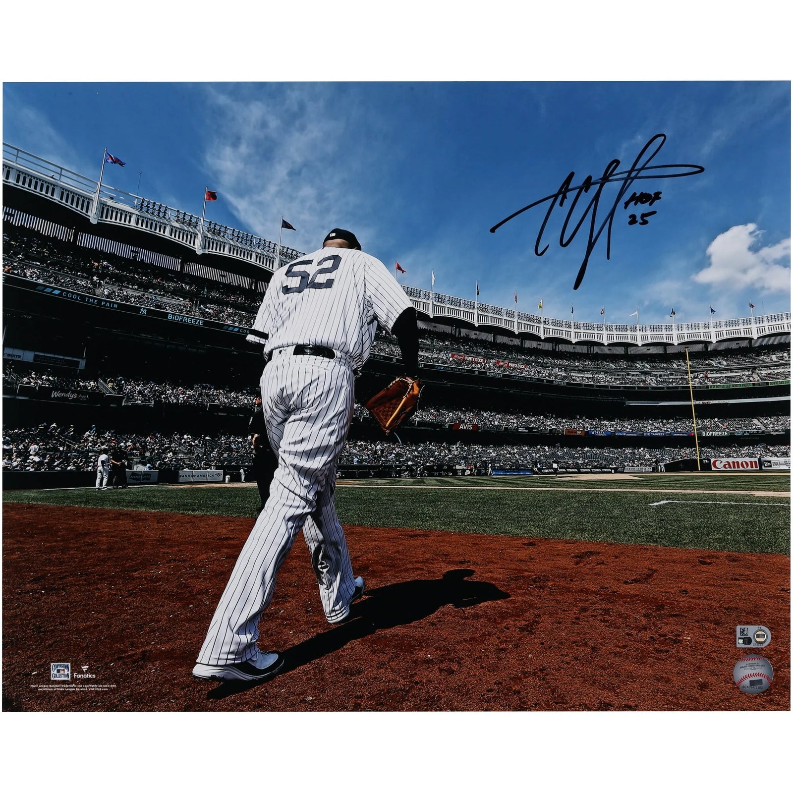 CC Sabathia Signed 16 x 20 Photograph | HOF 25 Inscription