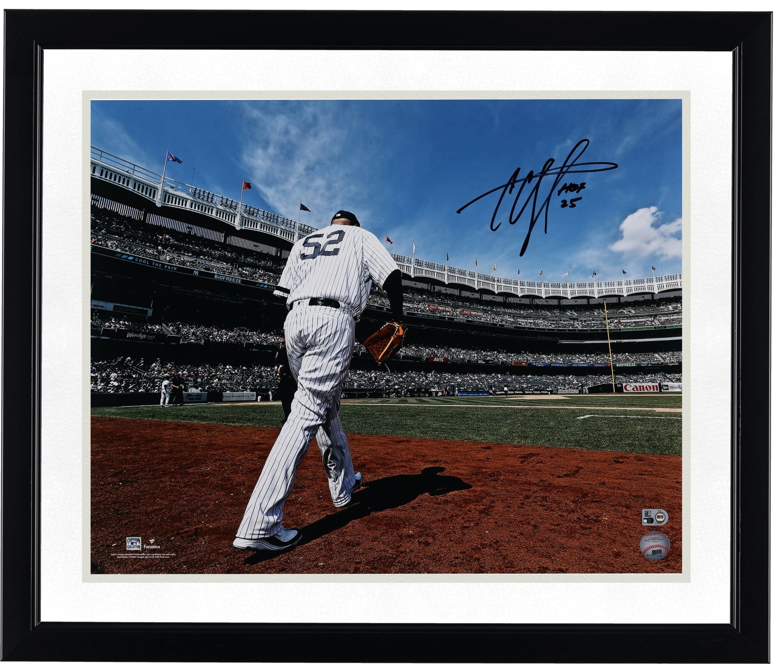 CC Sabathia Signed 16 x 20 Photograph | HOF 25 Inscription