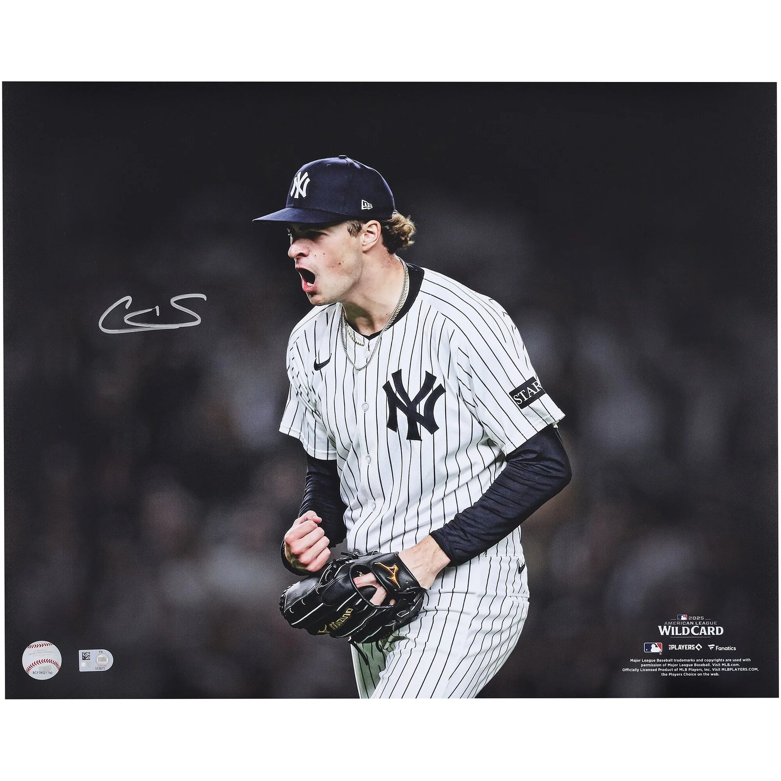 Cam Schlittler Signed 16 x 20 Photo | 2025 Yankees ALWC
