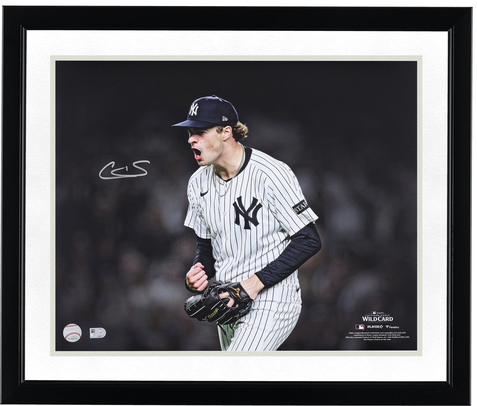 Cam Schlittler Signed 16 x 20 Photo | 2025 Yankees ALWC