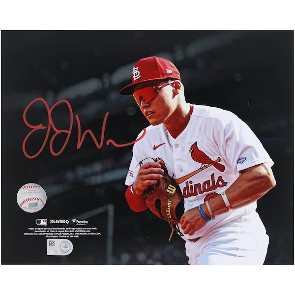 JJ Wetherholt Signed Cardinals 8 x 10 Photo | MLB Debut Entrance