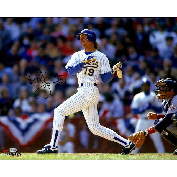 Robin Yount Signed 16 x 20 Photograph | HOF 99 Inscription