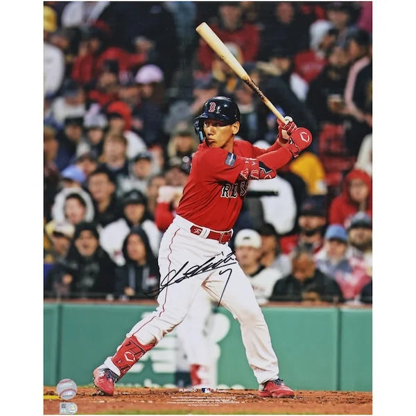 Masataka Yoshida Signed 16 x 20 Photograph | Boston Red Sox