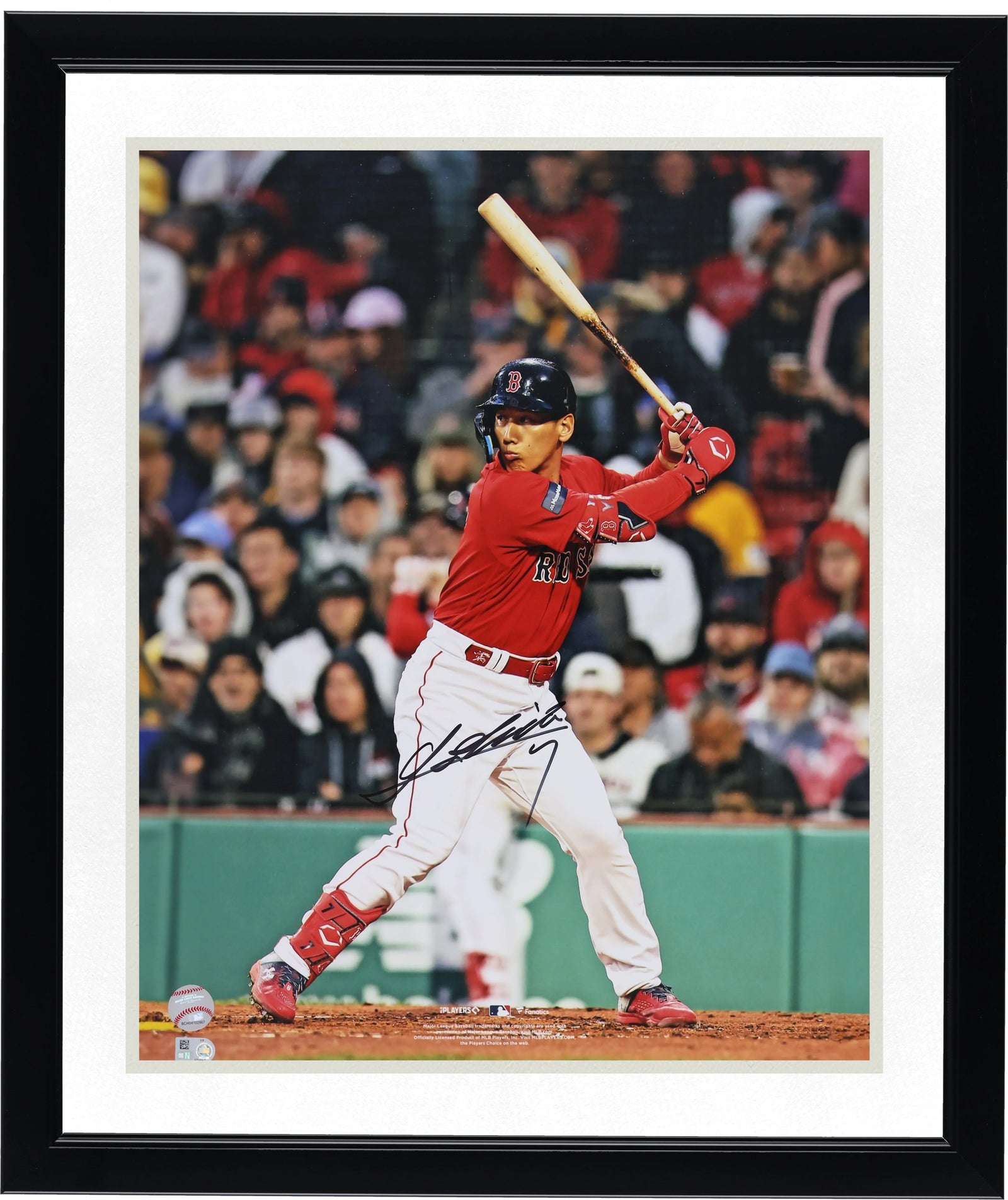 Masataka Yoshida Signed 16 x 20 Photograph | Boston Red Sox