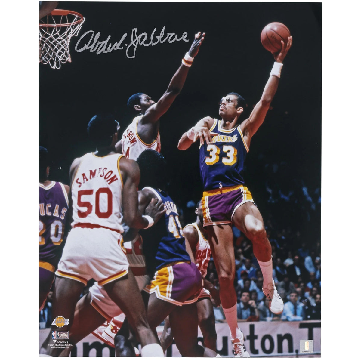 Kareem Abdul-Jabbar Signed 16 x 20 Photo | Lakers Sky Hook