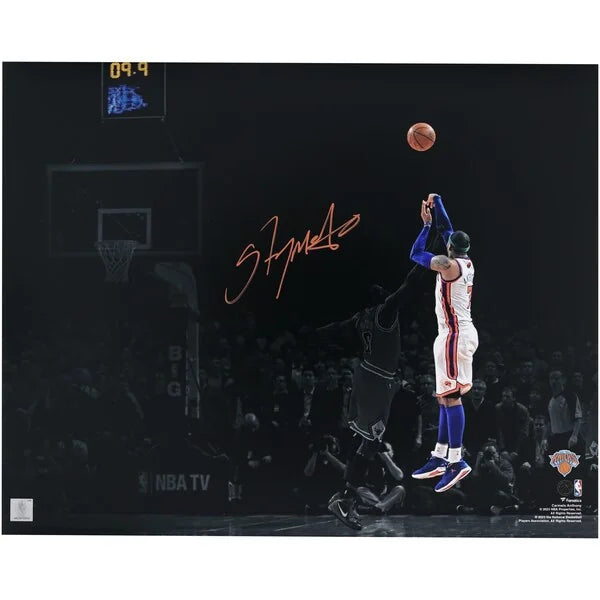 Carmelo Anthony Signed 16 x 20 Photo | Knicks Game Winner vs Bulls