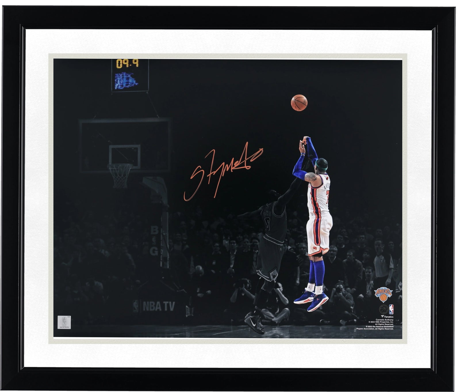 Carmelo Anthony Signed 16 x 20 Photo | Knicks Game Winner vs Bulls