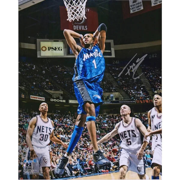 Tracy McGrady Signed 16 x 20 Photo | Orlando Magic Dunk