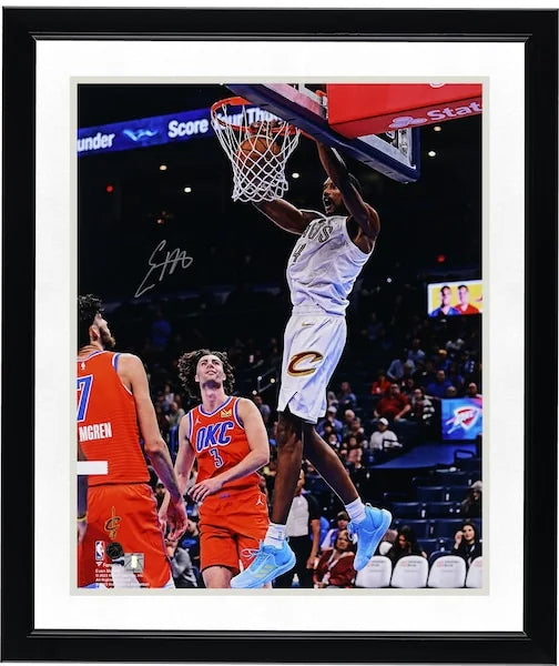Evan Mobley Signed 16 x 20 Photograph | Cavaliers Dunking
