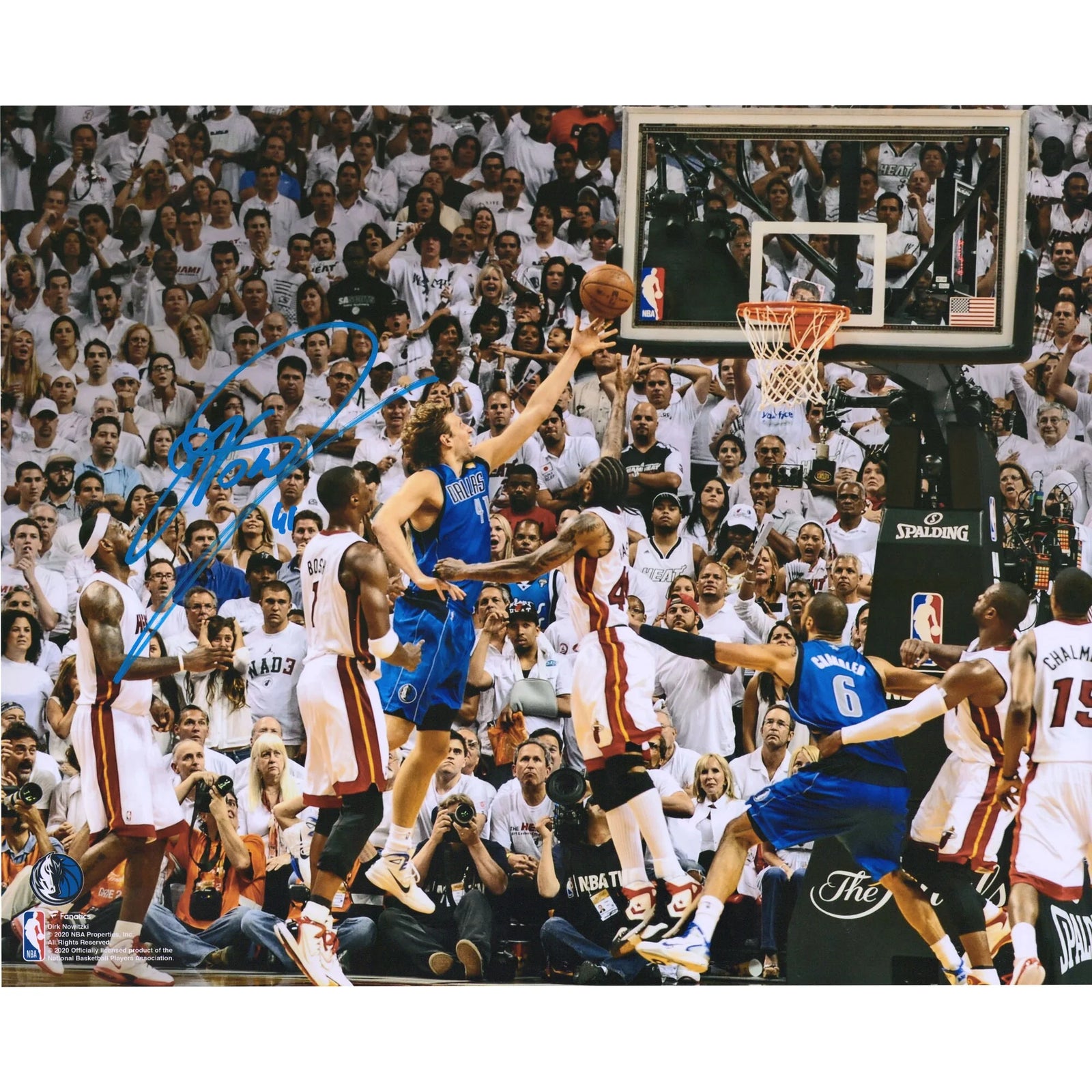 Dirk Nowitzki Signed 16 x 20 Photo | 2011 NBA Finals Game 2