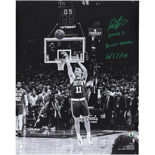 Payton Pritchard Signed 16 x 20 Photograph | Game 5 Buzzer Beater Inscription