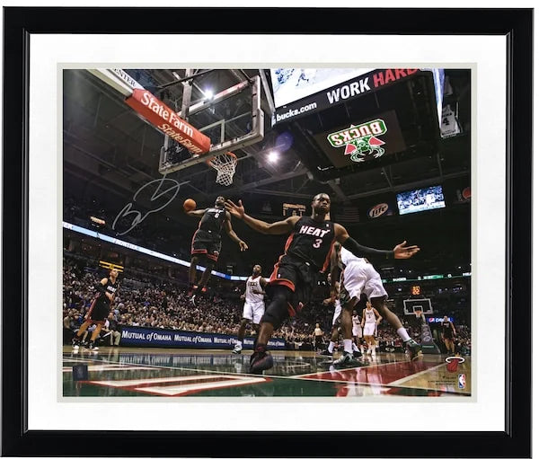 Dwyane Wade Signed 16 x 20 Photo | Heat Alley-Oop to LeBron James
