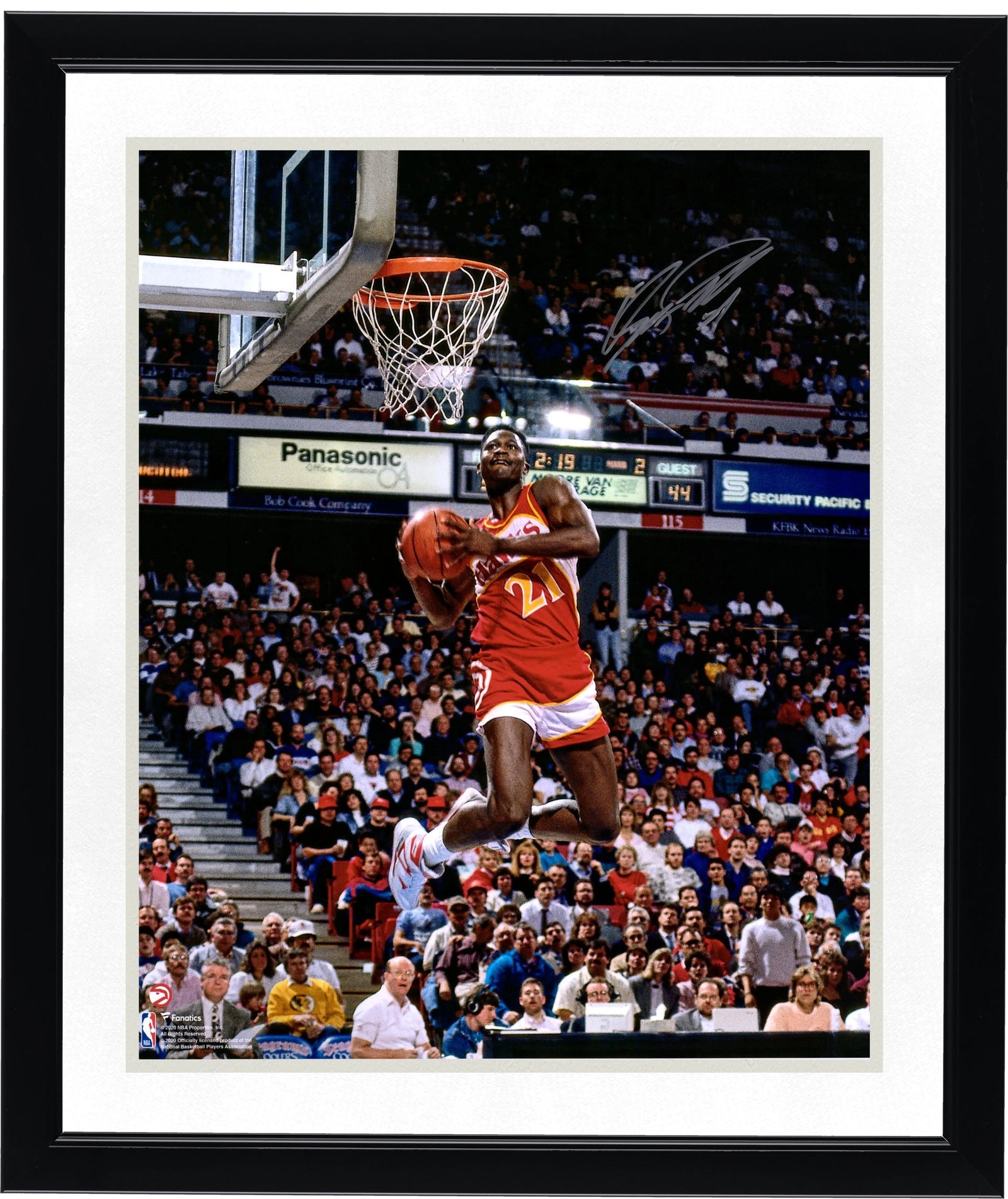 Dominique Wilkins Signed 16 x 20 Photo | 1988 Dunk Contest