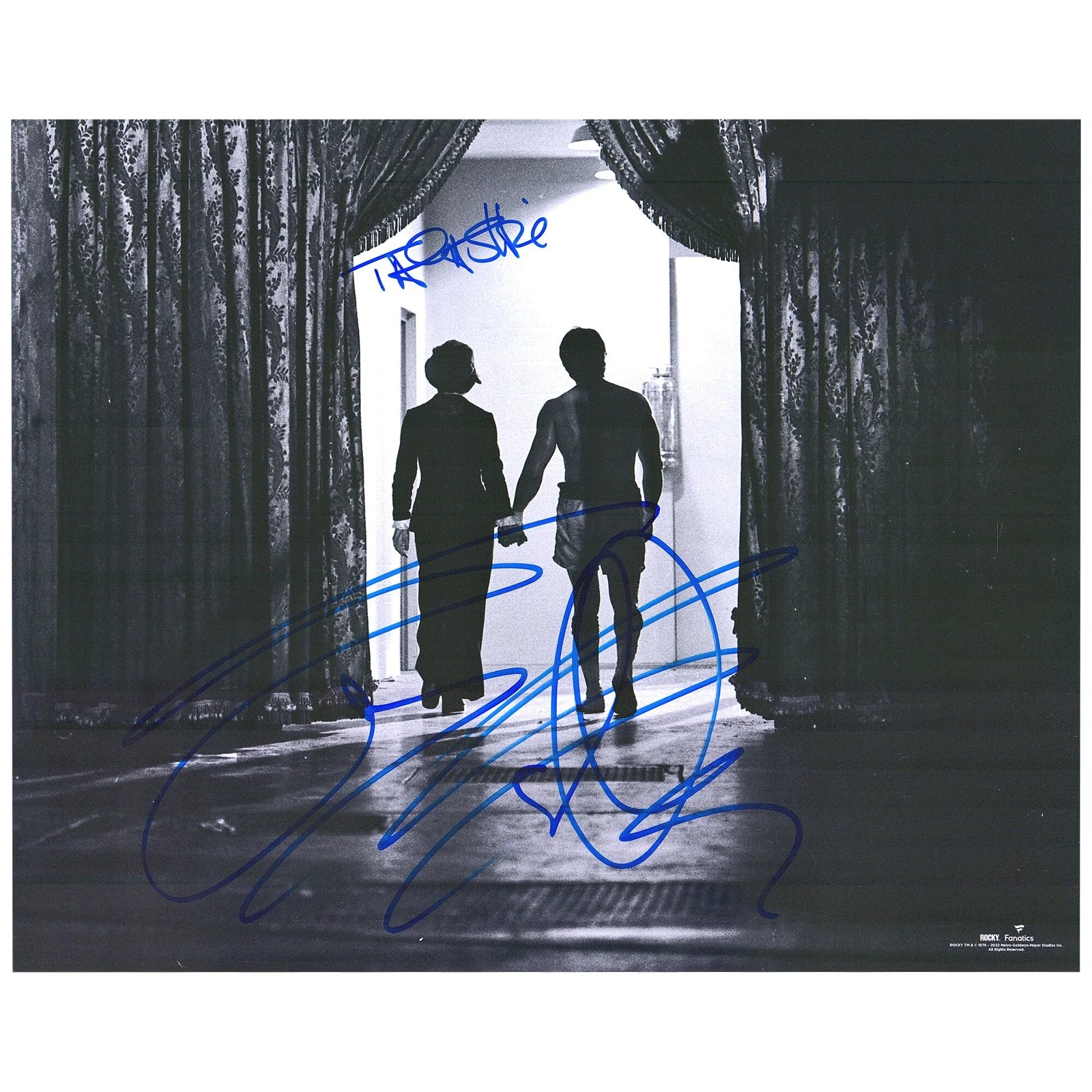 Sylvester Stallone & Talia Shire Signed Rocky 16 x 20 Photo | Dual Autograph