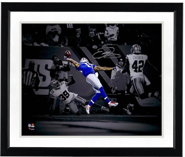 Odell Beckham Jr. Signed 16 x 20 Giants Photo | The Catch
