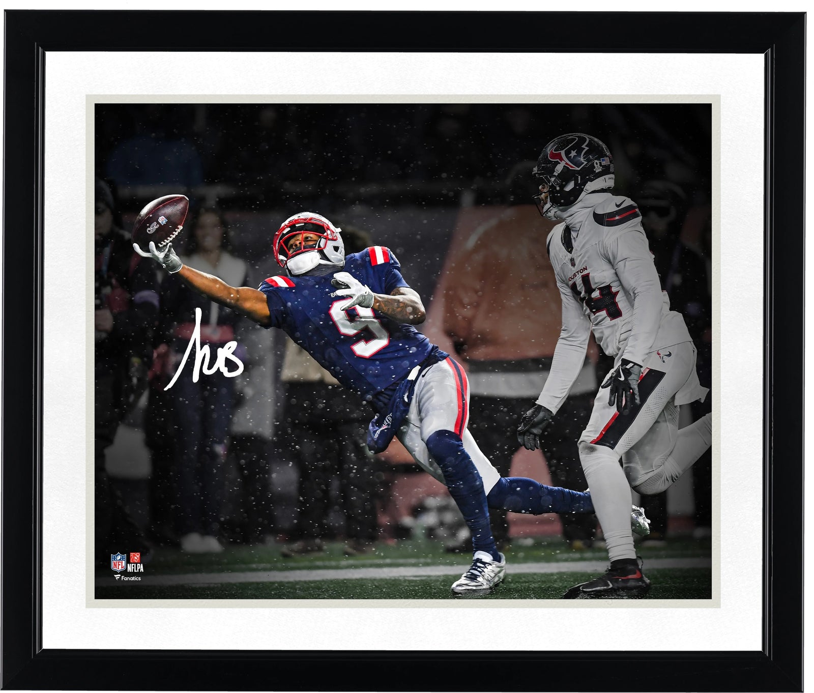 Kayshon Boutte Signed Patriots 16 x 20 Photo | 2026 AFC Divisional Round