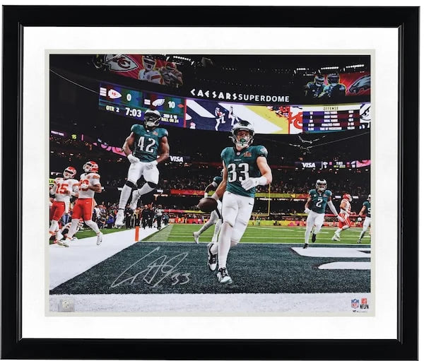 Cooper DeJean Signed 16 x 20 Photo | Super Bowl LIX Champions