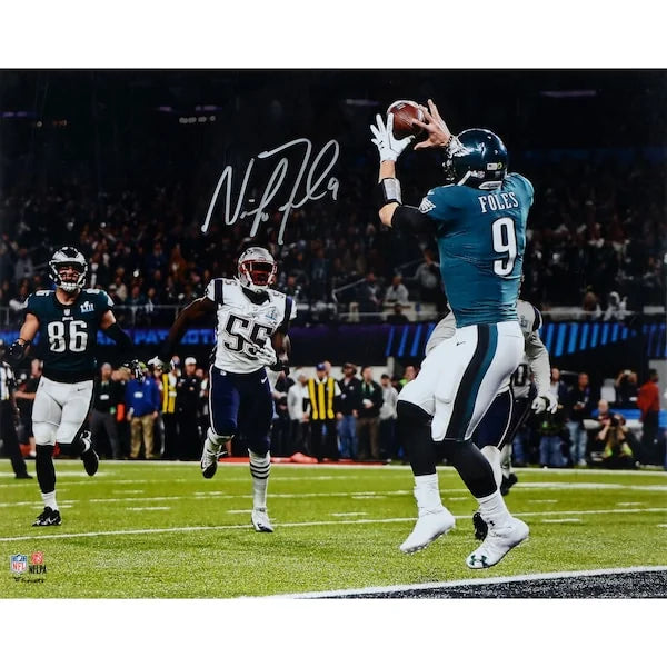Nick Foles Philadelphia Eagles Super Bowl LII Champions Autographed 16" x 20" Philly Special Touchdown Catch Photograph - F2