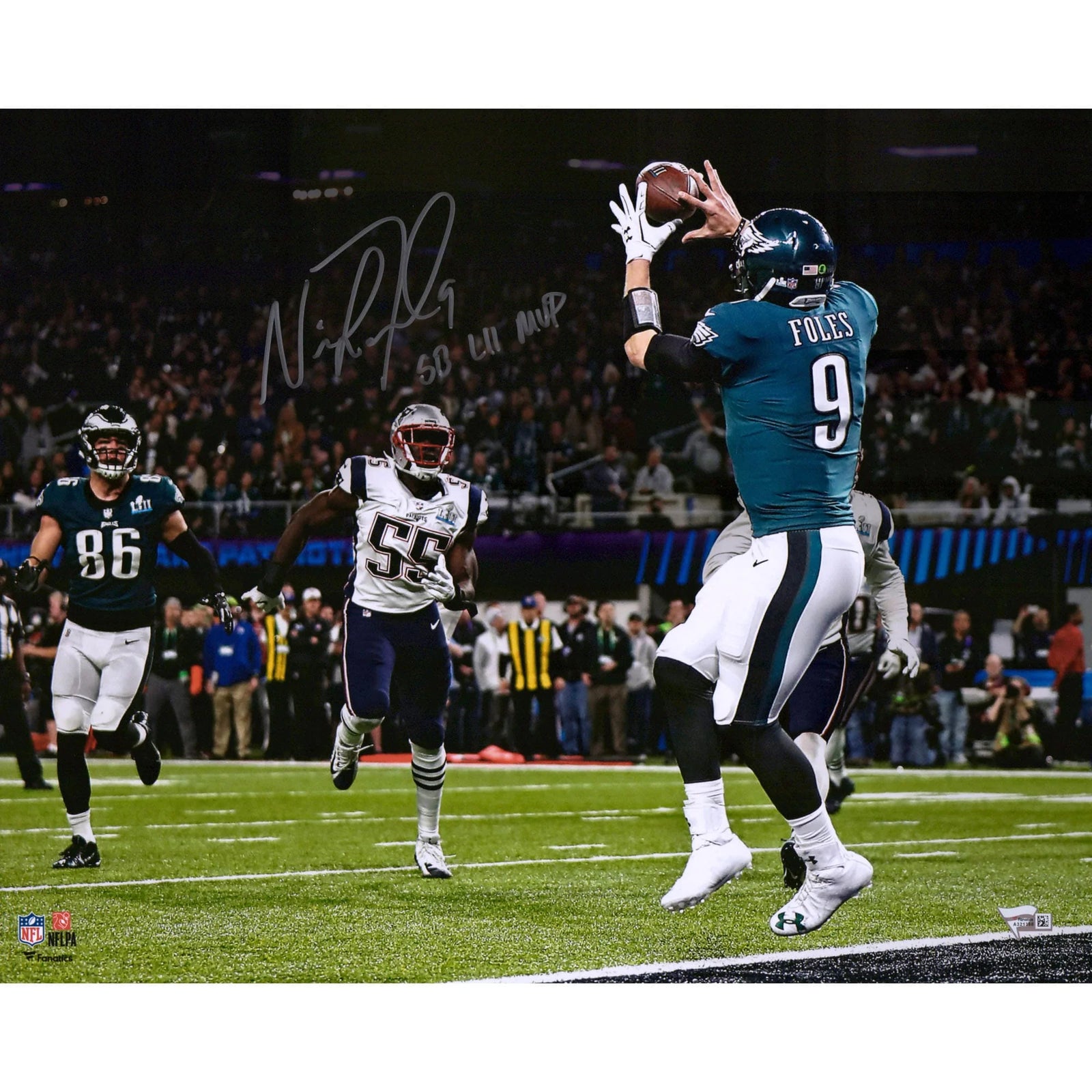 Nick Foles Signed 16 x 20 Photo | Super Bowl LII MVP