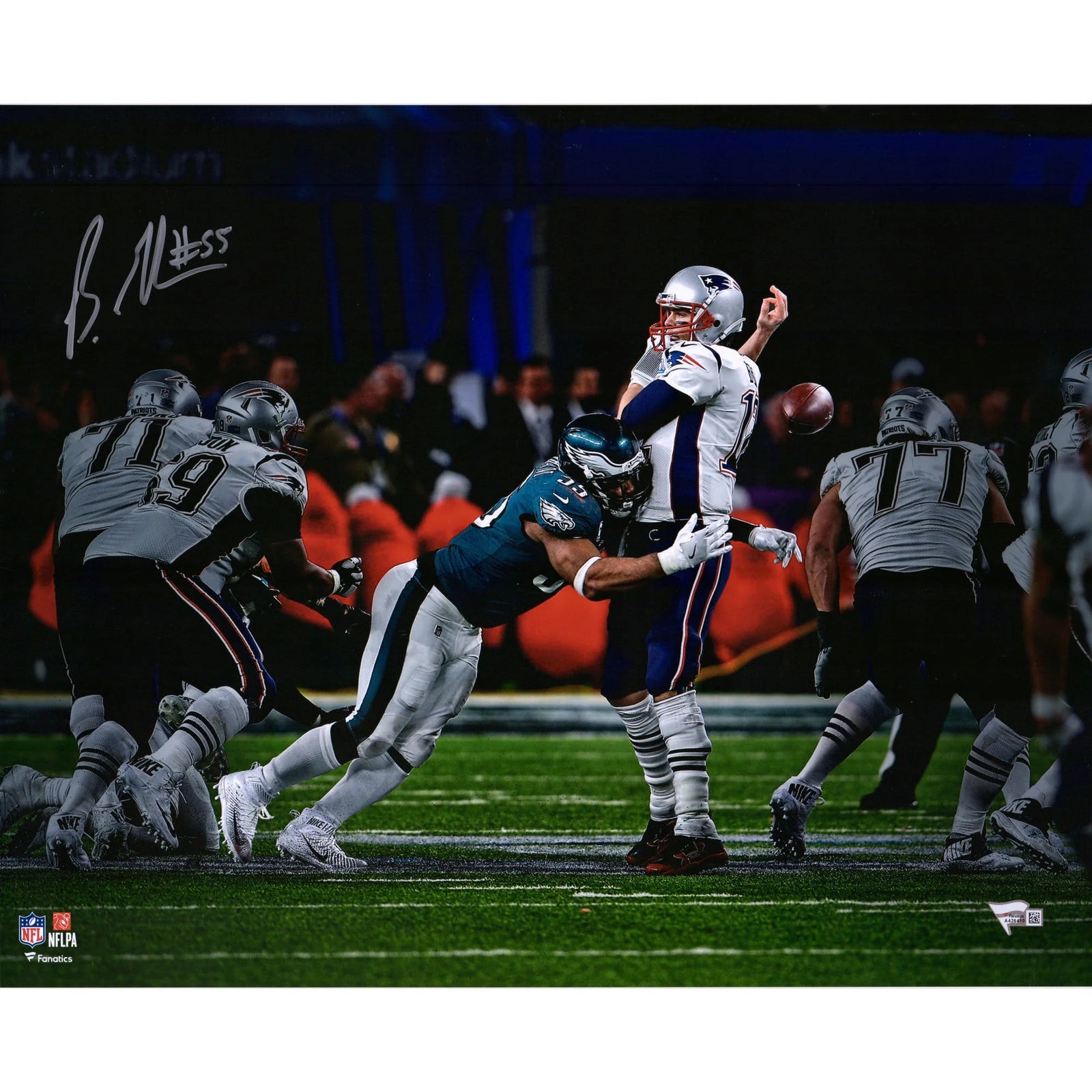 Brandon Graham Signed 16 x 20 Photo | Super Bowl LII Champions