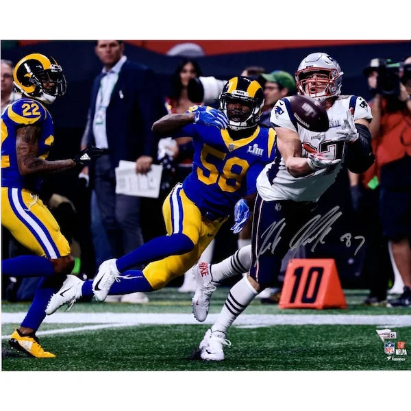 Rob Gronkowski Signed 16 x 20 Photo | Super Bowl LIII Patriots