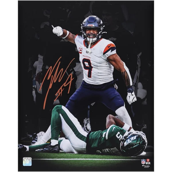 Talanoa Hufanga Signed Denver Broncos 16 x 20 Photograph | Authenticated