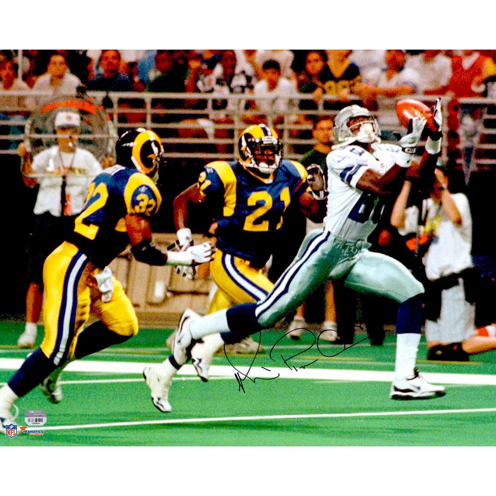Michael Irvin Signed 16 x 20 Photo | Dallas Cowboys vs St. Louis Rams