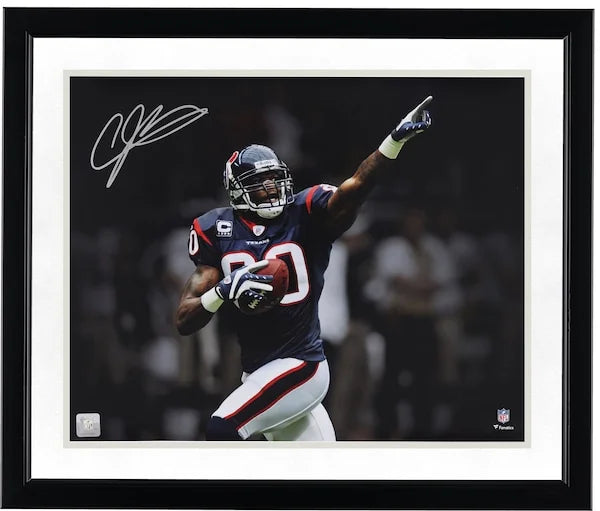 Andre Johnson Signed 16 x 20 Touchdown Celebration Photo | Houston Texans