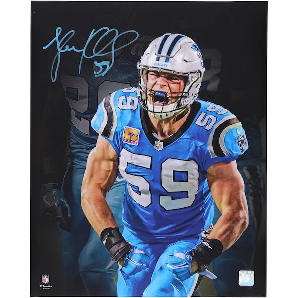 Luke Kuechly Signed 16 x 20 Photo | Carolina Panthers Celebration